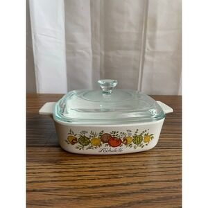 VINTAGE CORNING WARE SPICE OF LIFE A-1-B ONE‎ QUART DEEP CERAMIC DISH